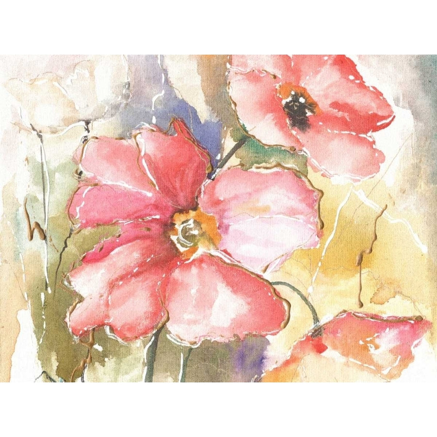 Soft Poppies I Poster Print - Leticia Herrera-VARPDX96798D Image 1