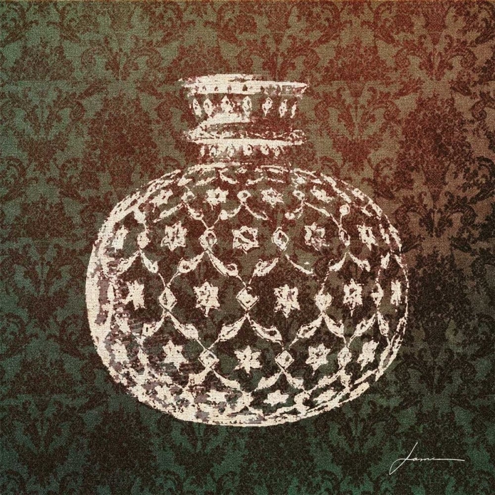 Patterned Bottles I Poster Print - James Burghardt-VARPDX96866D Image 1