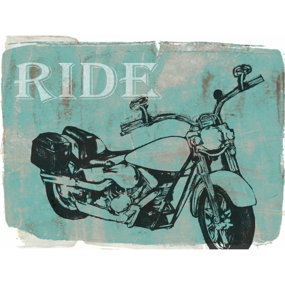 Motorcycle Ride I Poster Print - Jennifer Goldberger-VARPDX97051D Image 1