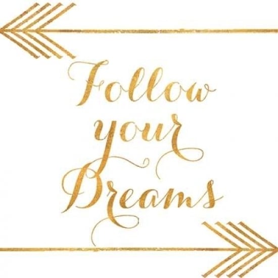 Follow Your Dreams with Arrows Poster Print by Elizabeth Medley-VARPDX9734VV Image 2