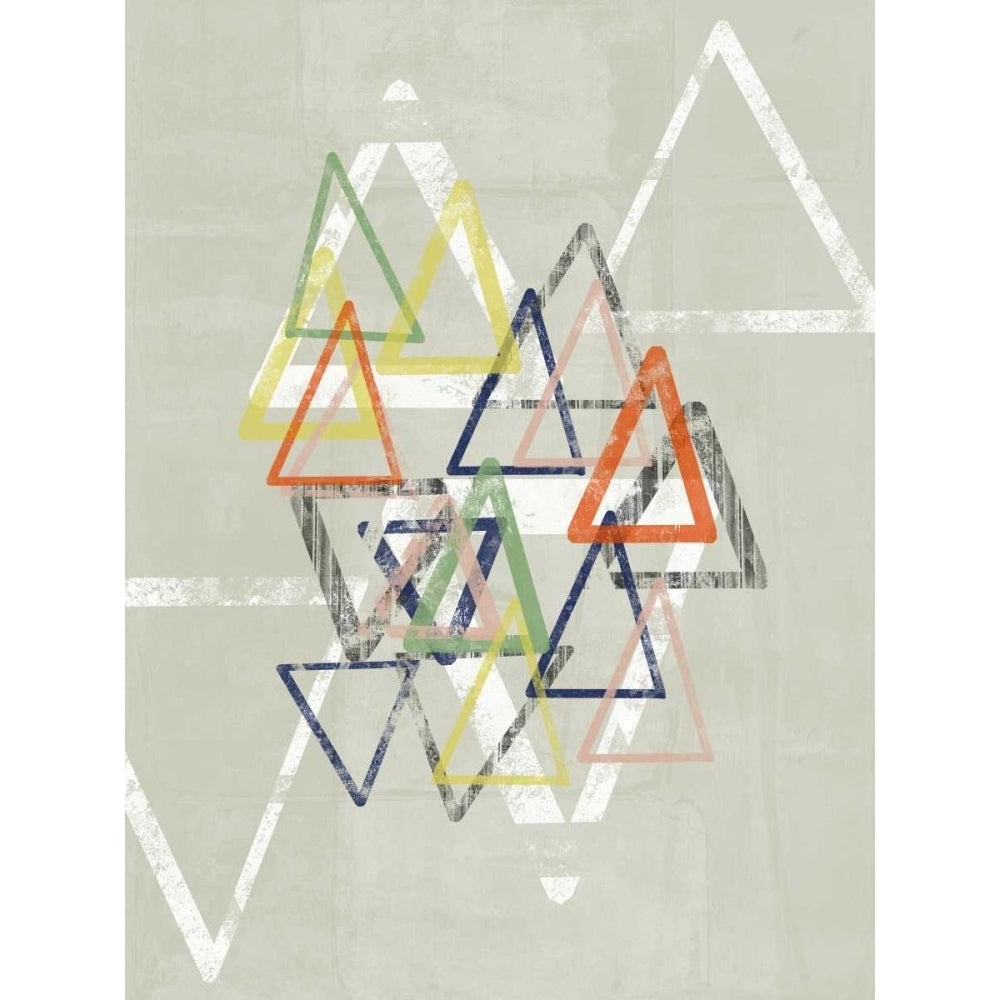 Stamped Triangles II Poster Print - Jennifer Goldberger-VARPDX98073Z Image 1