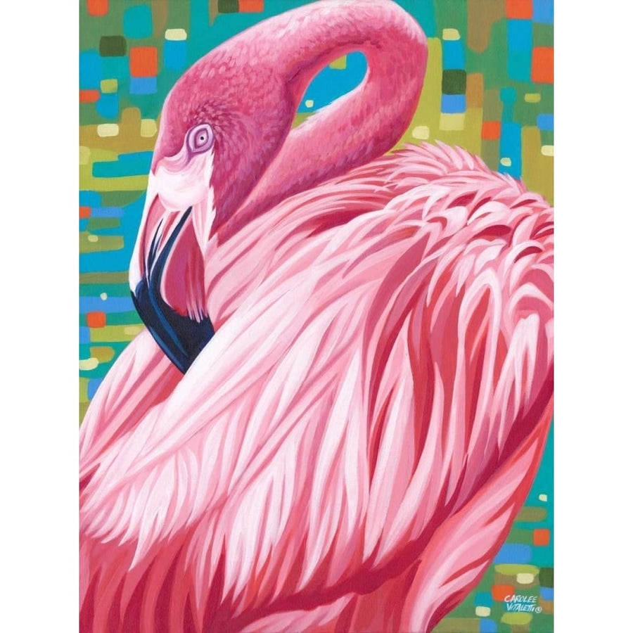 Fabulous Flamingos II Poster Print - Carolee Vitaletti-VARPDX98198GG Image 1