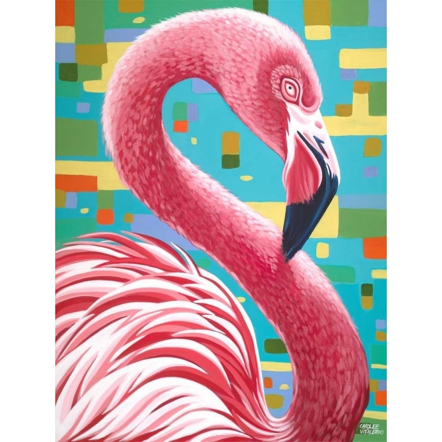 Fabulous Flamingos I Poster Print - Carolee Vitaletti-VARPDX98197GG Image 1