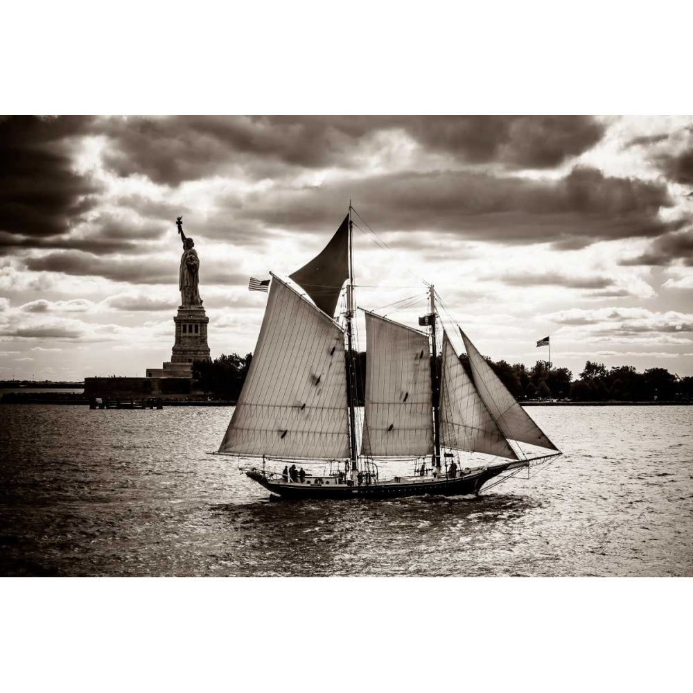 The Clipper and the Liberty Poster Print - John Brooknam-VARPDX98469Z Image 1