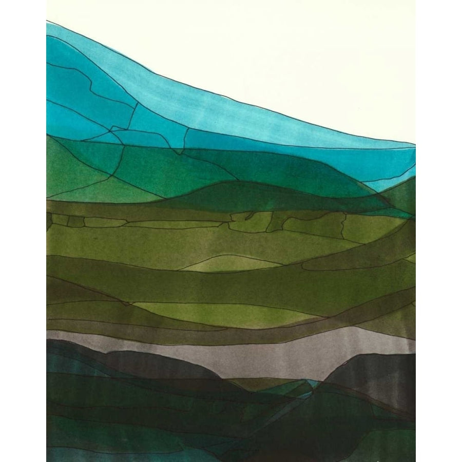 Blue Hills II Poster Print - Jodi Fuchs-VARPDX98495Z Image 1