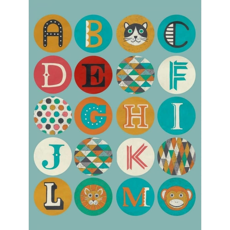 Luciens Alphabet I Poster Print - Chariklia Zarris-VARPDX98592GG Image 1