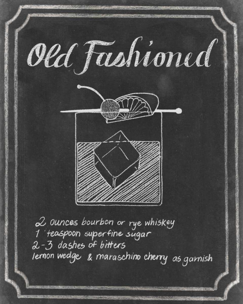 Chalkboard Cocktails I Poster Print - Grace Popp-VARPDX98602GG Image 1