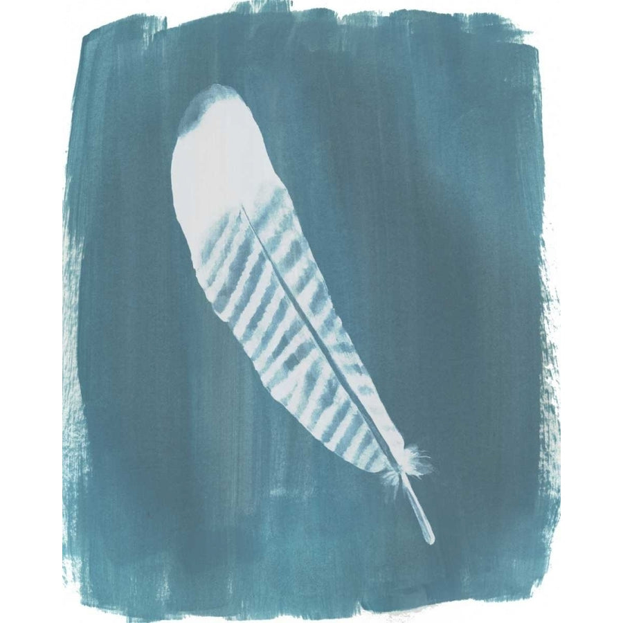 Feathers on Dusty Teal VI Poster Print - Grace Popp-VARPDX98618GG Image 1