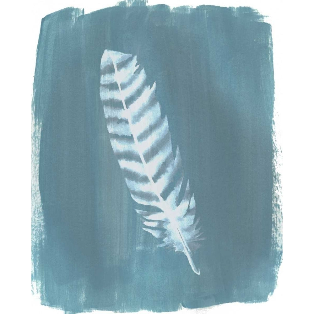 Feathers on Dusty Teal VIII Poster Print - Grace Popp-VARPDX98620GG Image 1