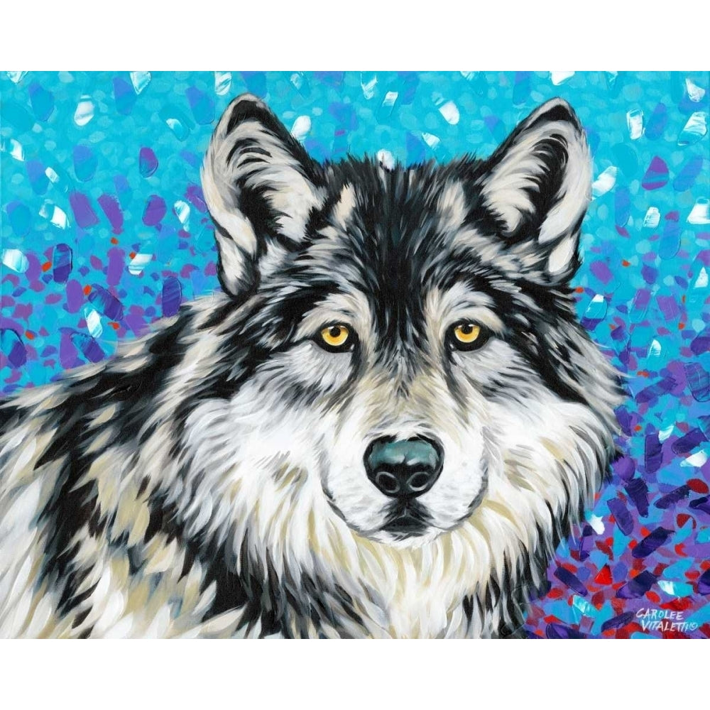 Grey Wolf II Poster Print - Carolee Vitaletti-VARPDX98702GG Image 1