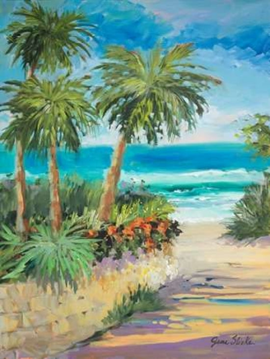 Palm Path Poster Print by Jane Slivka-VARPDX9937 Image 1