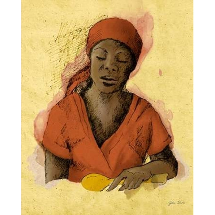 Sketched Woman in Color I Poster Print by Jane Slivka-VARPDX9943B Image 2