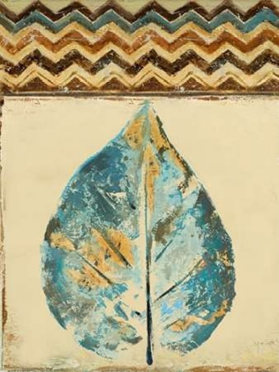 Chevron Leaf II Poster Print by Patricia Pinto-VARPDX9958 Image 1