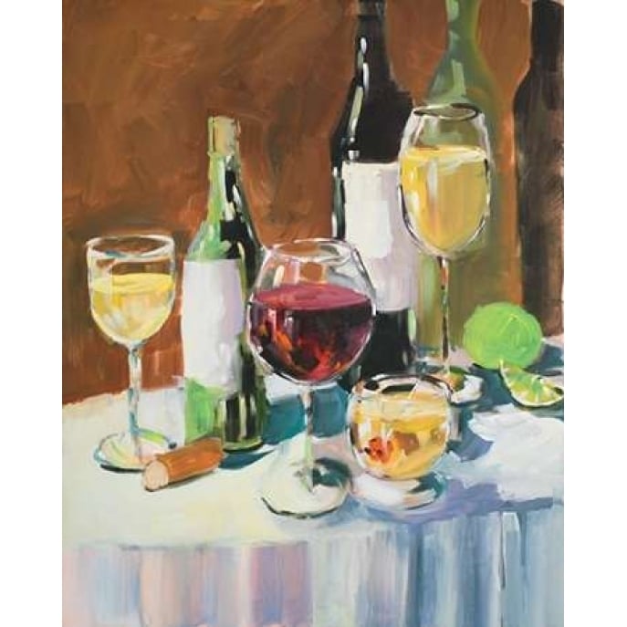 Wine Party Poster Print by Jane Slivka-VARPDX9955 Image 2