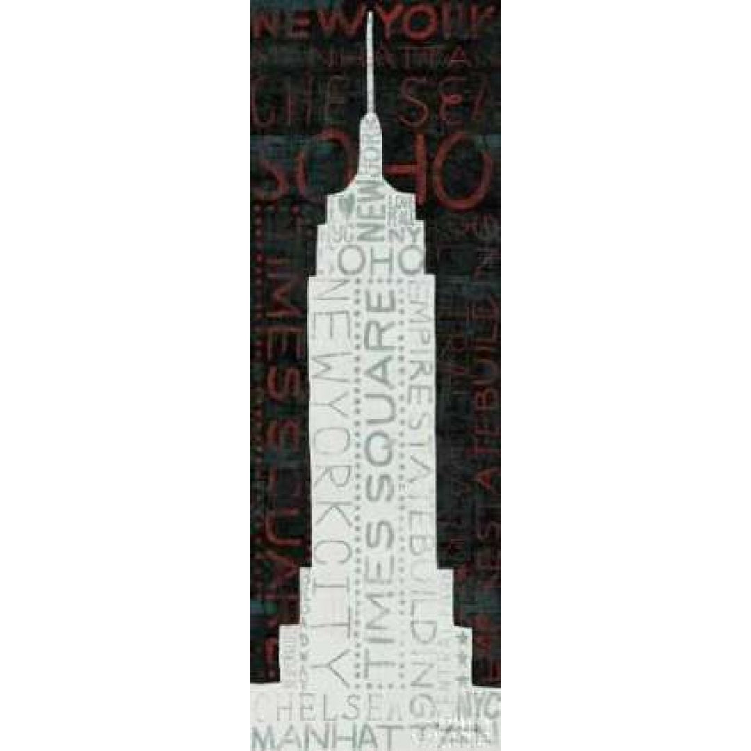 Empire State Building - Red Poster Print by Michael Mullan-VARPDX9959 Image 1