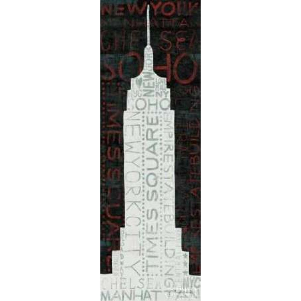 Empire State Building - Red Poster Print by Michael Mullan-VARPDX9959 Image 2