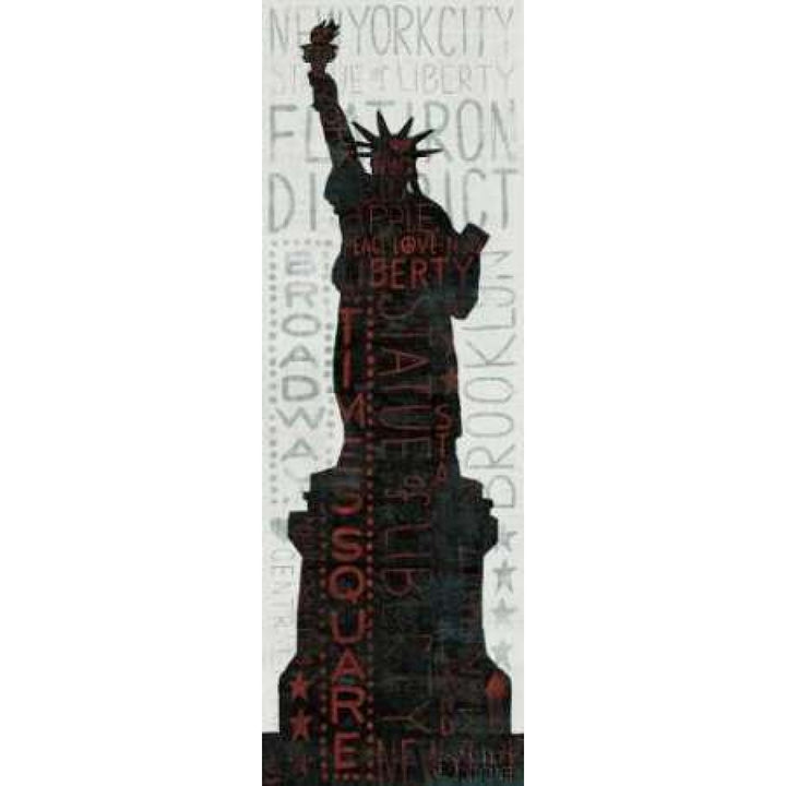 Statue of Liberty - Red Poster Print by Michael Mullan-VARPDX9960 Image 1