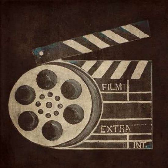 Now Showing Slate and Reel Poster Print by Gina Ritter-VARPDX9971A Image 2