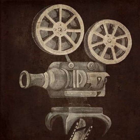 Now Showing Projector Poster Print by Gina Ritter-VARPDX9972A Image 2