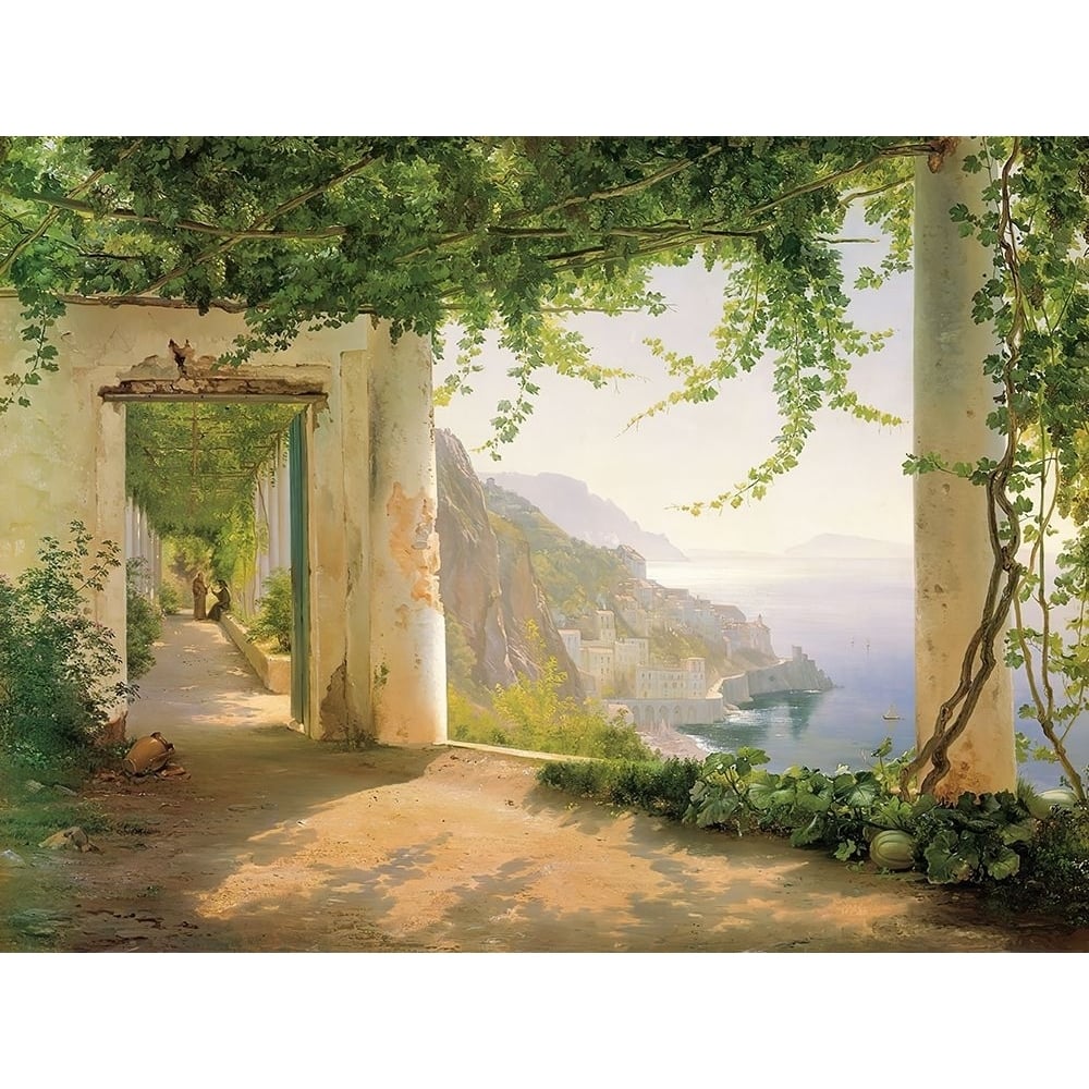 View to the Amalfi Coast by Carl Frederic Aagaard-VARPDXA179D Image 1