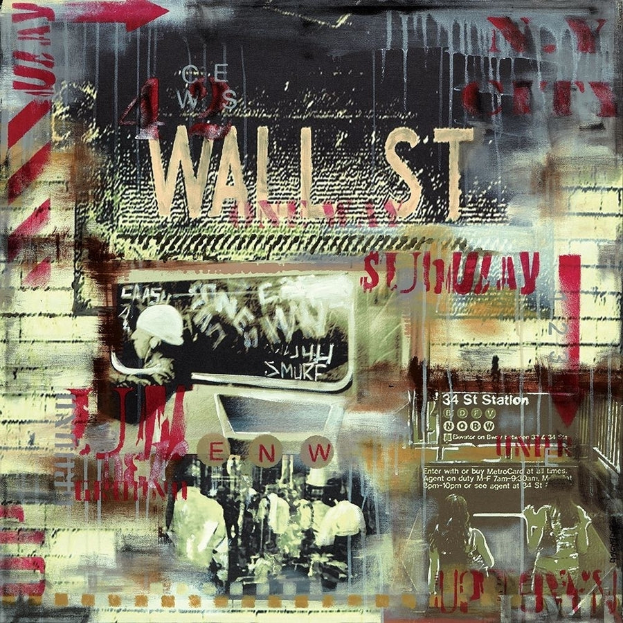 Wall St Station Poster Print by Vincent Gachaga-VARPDXA435 Image 1