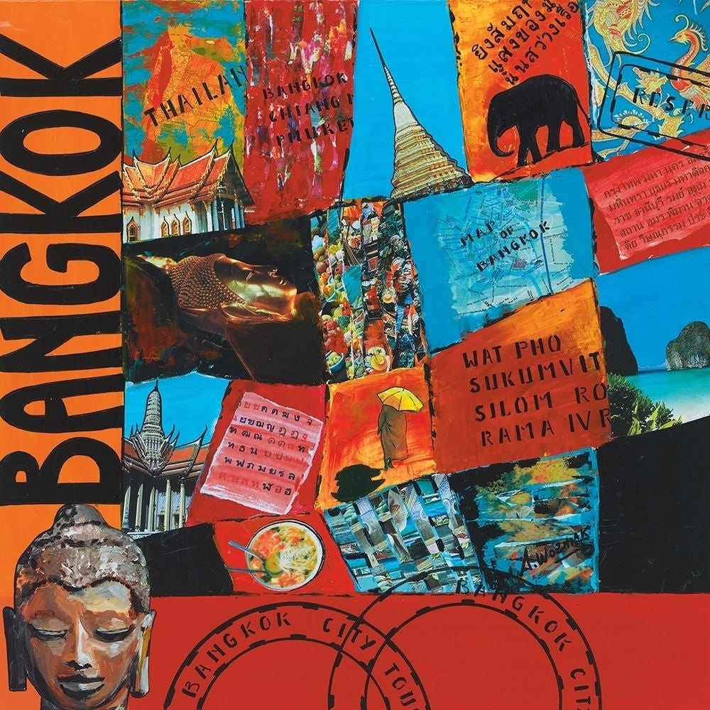 Bangkok Poster Print by Sophie Wozniak-VARPDXA533 Image 1