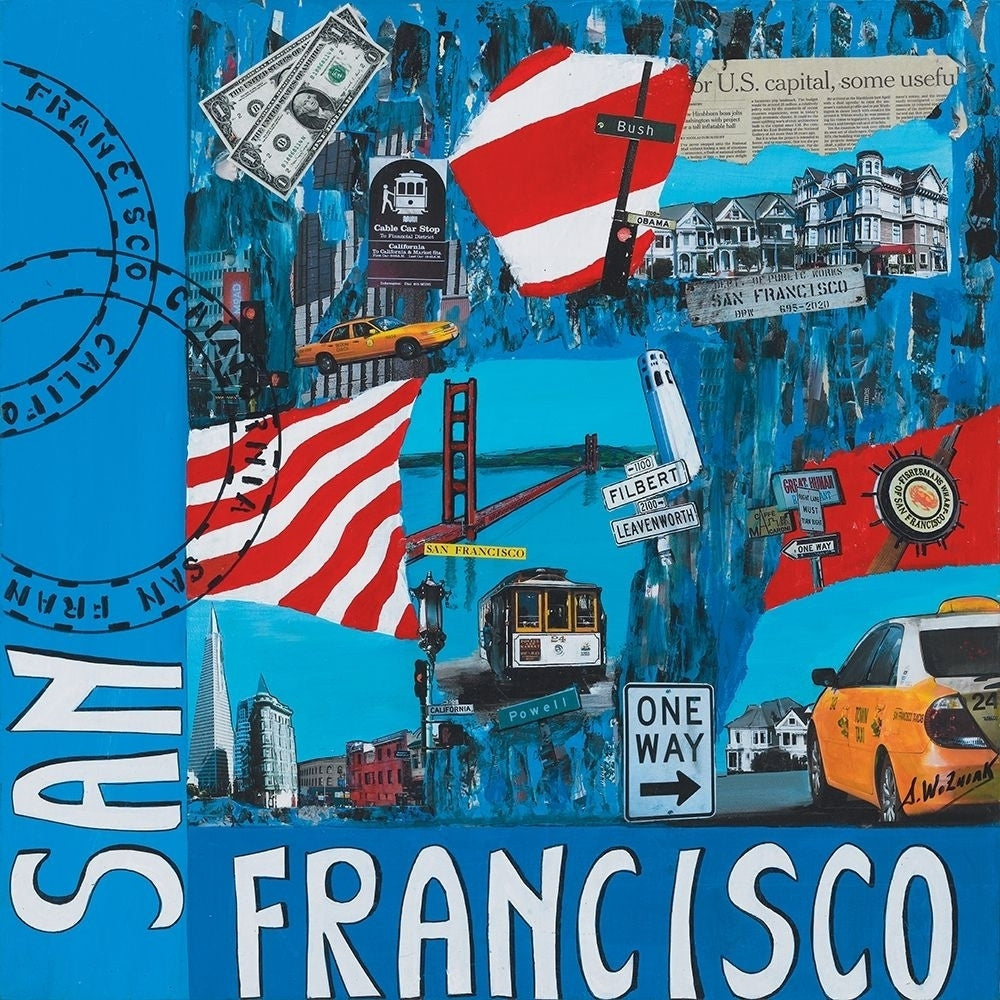 San Francisco Poster Print by Sophie Wozniak-VARPDXA540 Image 1