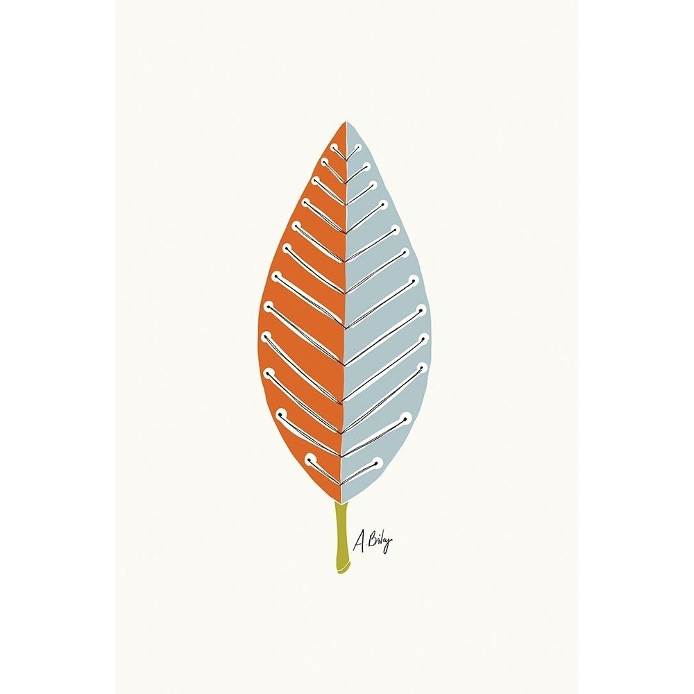 Mid Mod Leaf No. 2 Poster Print by Annie Bailey Art Annie Bailey Art-VARPDXA604D Image 1