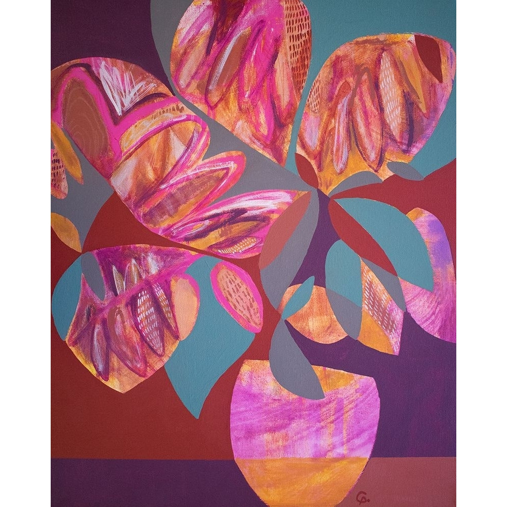 Pink Flowers Poster Print - Gabriela Avila-VARPDXA823D Image 1