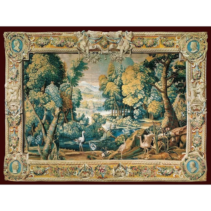 Tapestry landscape Poster Print - 17Th C. Anonymous-VARPDXAA3041 Image 1