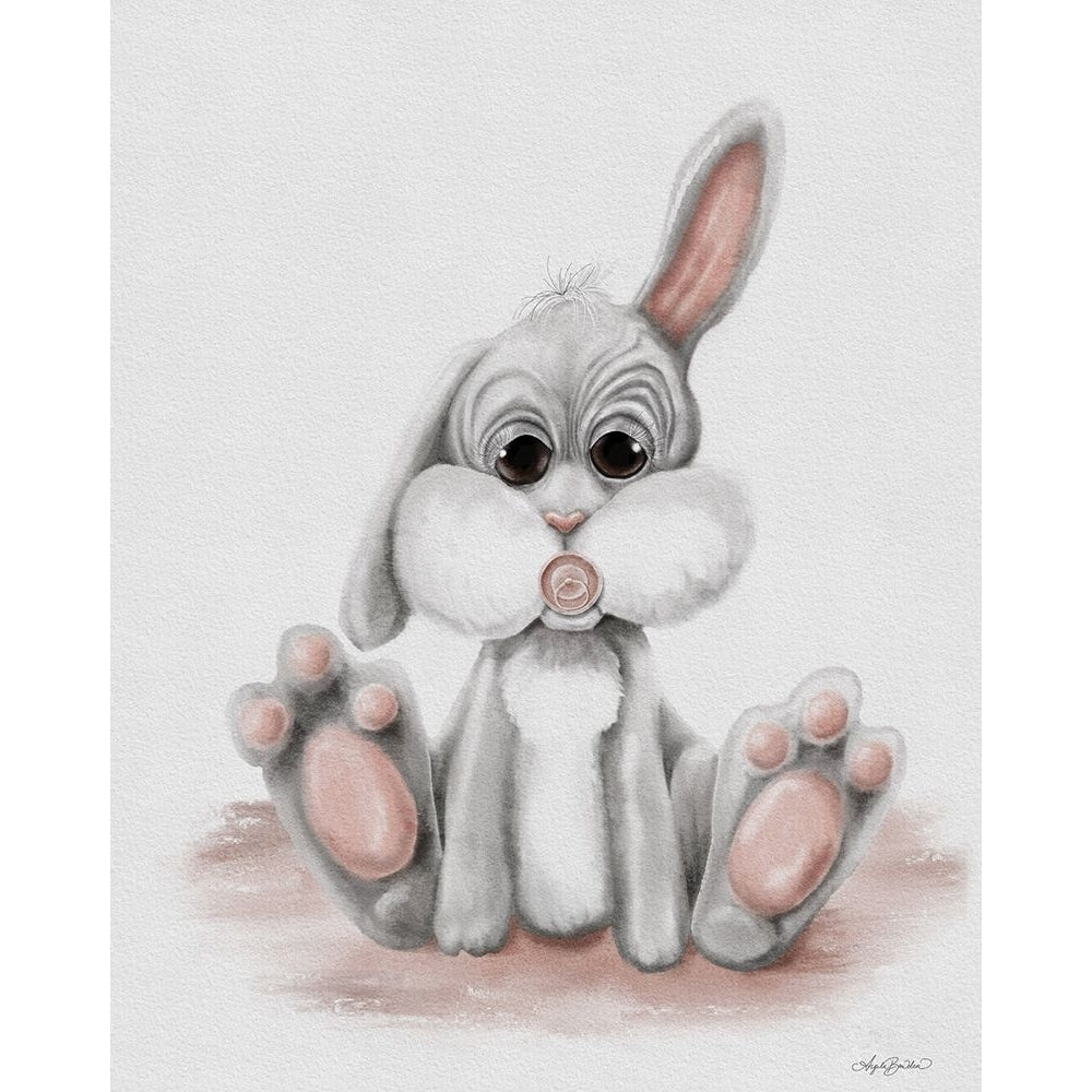 Flopsy the Sleepy Baby Bunny Poster Print - Angela Bawden-VARPDXAB192 Image 1