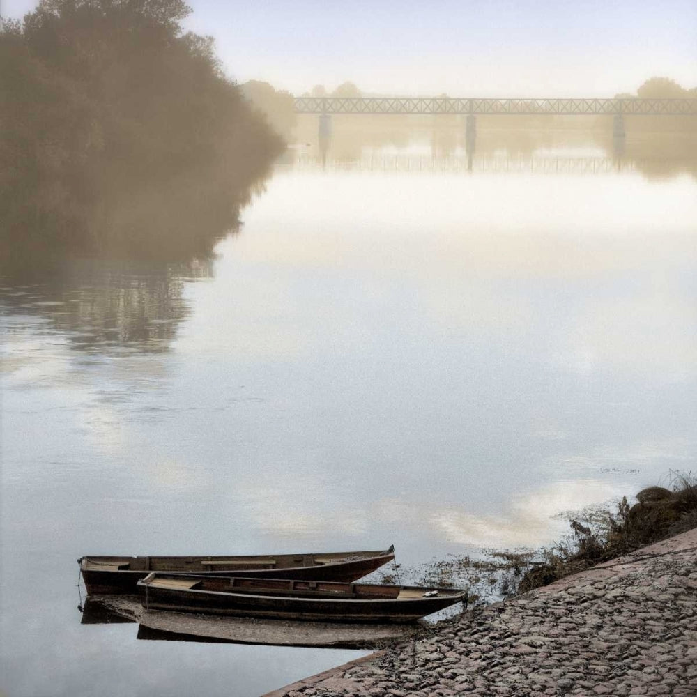 Boats on the Seine 2 Poster Print by Alan Blaustein-VARPDXABFR787 Image 2