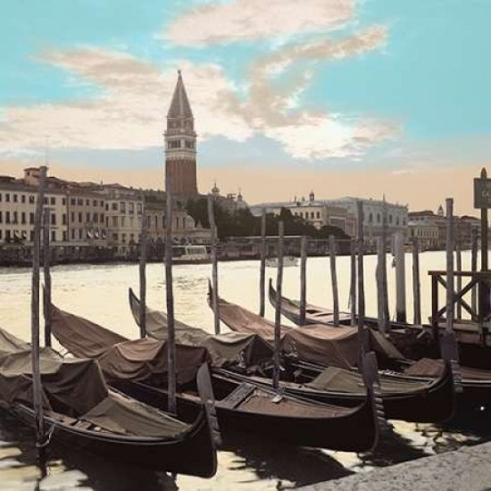 Campanile Vista with Gondolas - 1 Poster Print by Alan Blaustein-VARPDXABITC5022 Image 1