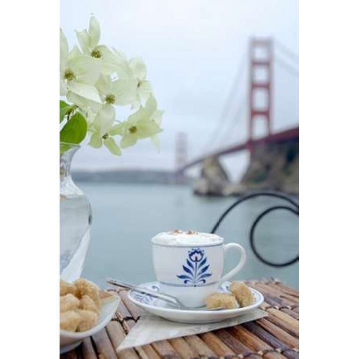 Dream Cafe Golden Gate Bridge - 17 Poster Print by Alan Blaustein-VARPDXABSFH307 Image 2