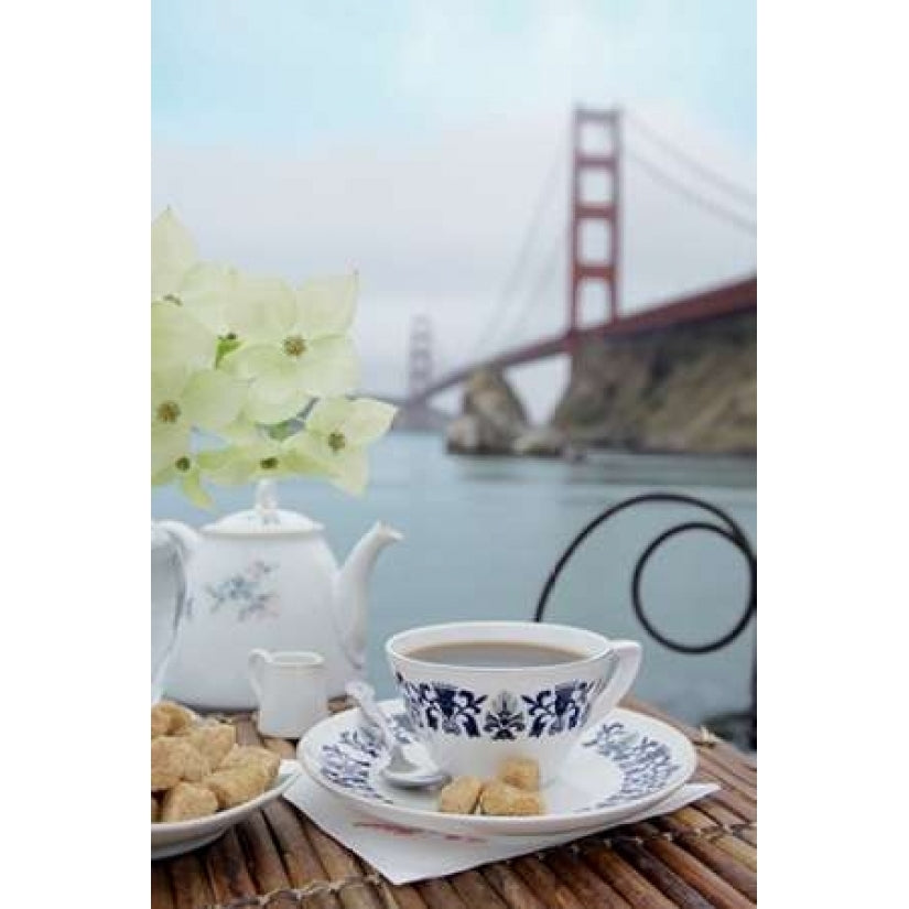 Dream Cafe Golden Gate Bridge - 16 Poster Print by Alan Blaustein-VARPDXABSFH308 Image 2