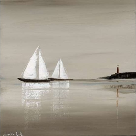 Sailing Grey I Poster Print by Andrea Cook-VARPDXAC200805 Image 1