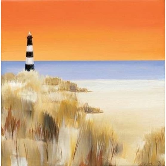 Lighthouse Sunset Poster Print by Andrea Cook-VARPDXAC200709 Image 1