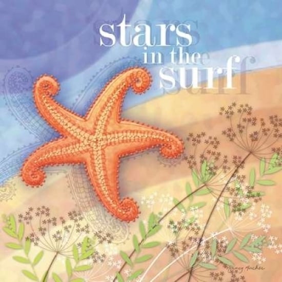 Stars in the Surf Poster Print by Nancy Archer-VARPDXACH102 Image 1