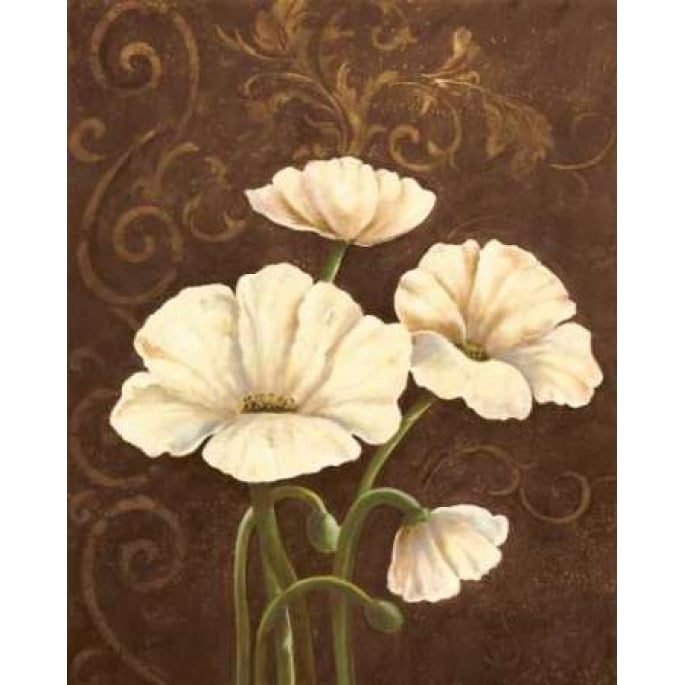 Moonlight Poppies II Poster Print by J. Adams-VARPDXADM013 Image 1