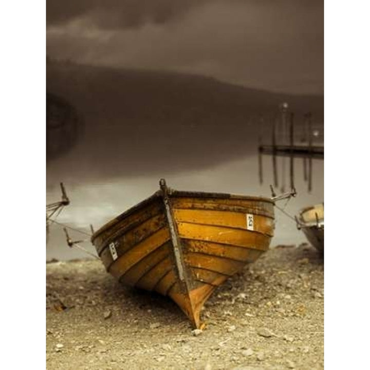 Boat on lake Poster Print by Assaf Frank-VARPDXAF20090927874C02 Image 1