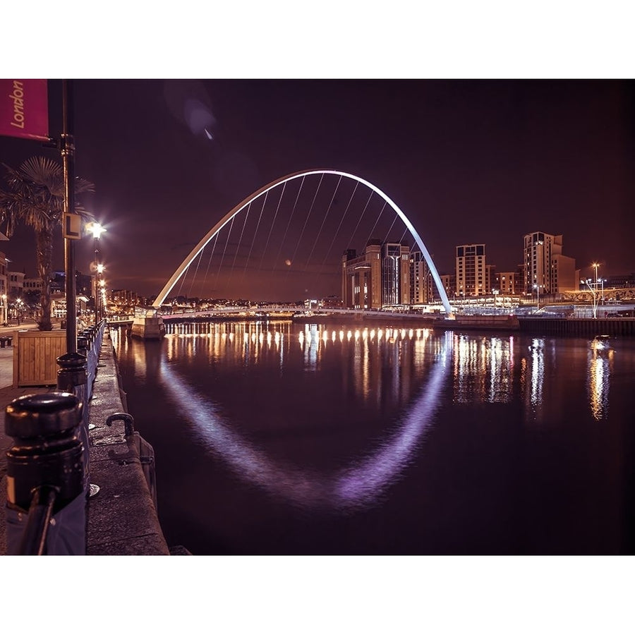 The Millenium Bridge Newcastle Upon Tyne FTBR-1882 Poster Print by Assaf Frank-VARPDXAF20120826029C02 Image 1