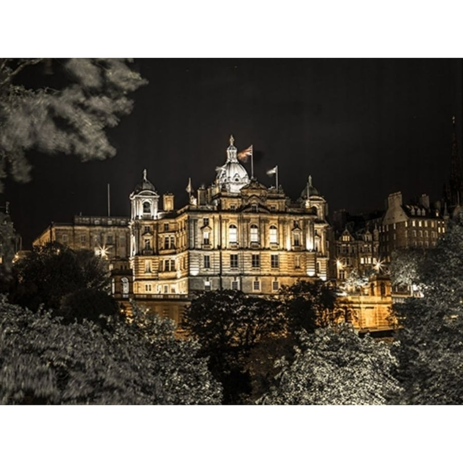 Lloyds banking group building at night Poster Print by Assaf Frank-VARPDXAF20121003120C01 Image 1