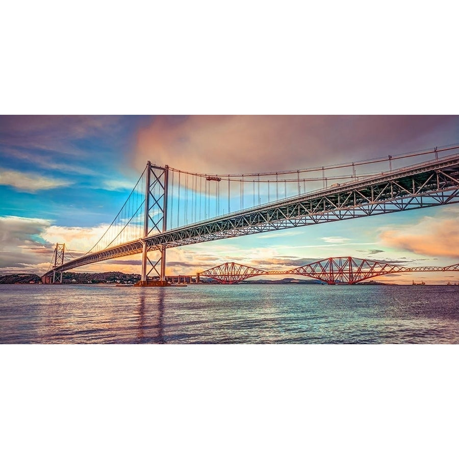 Forth Road Birdge at dusk Poster Print by Assaf Frank-VARPDXAF20121003006XC06 Image 1