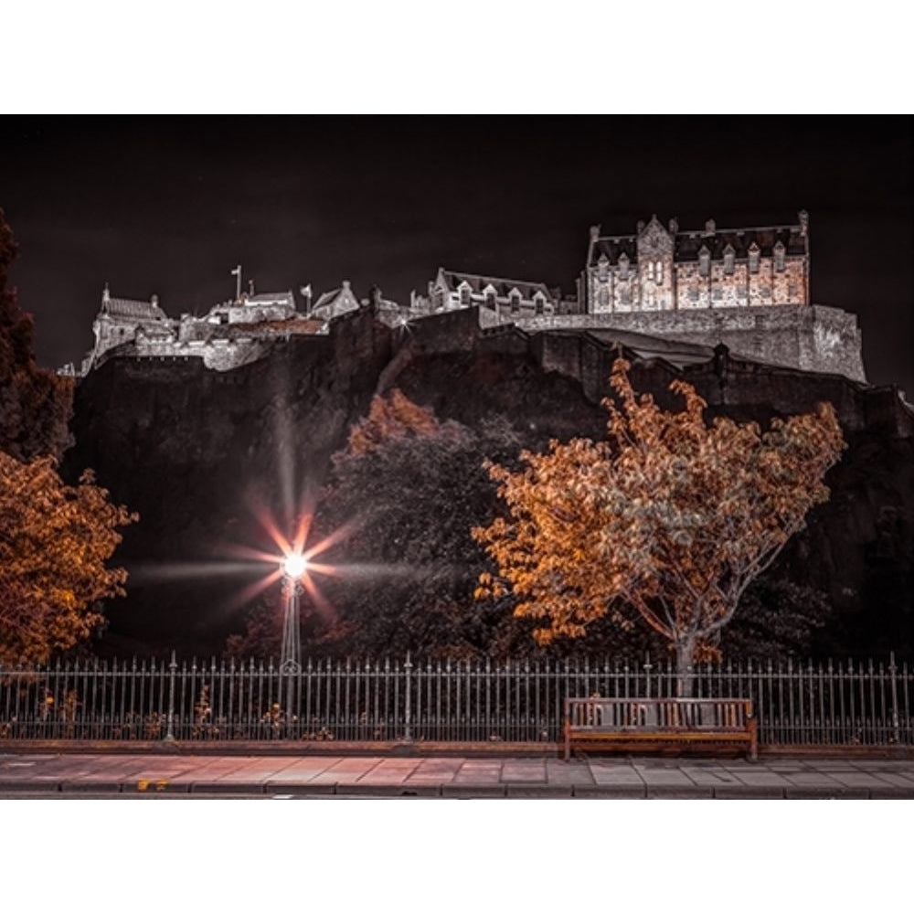 Edinburgh Castle at night FTBR-1859 Poster Print by Assaf Frank-VARPDXAF20121003107XC06 Image 1