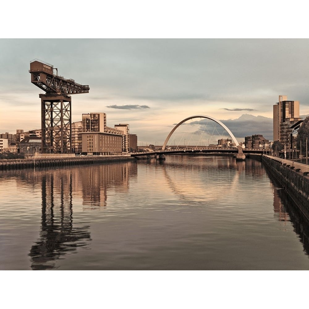 View along the river Clyde Glasgow FTBR-1887 Poster Print by Assaf Frank-VARPDXAF20121004161C03 Image 1