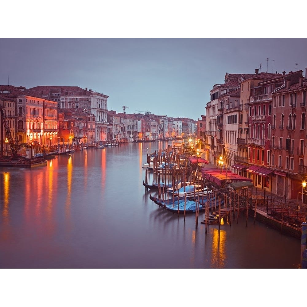 The Grand canal at dusk Venice Italy FTBR-1894 Poster Print by Assaf Frank-VARPDXAF20130409193C04 Image 1