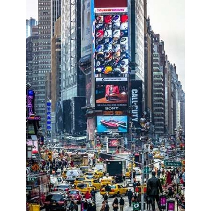 Commuters on busy Broadway in Ney York City near Times Square Poster Print by Assaf Frank-VARPDXAF20131115182 Image 2