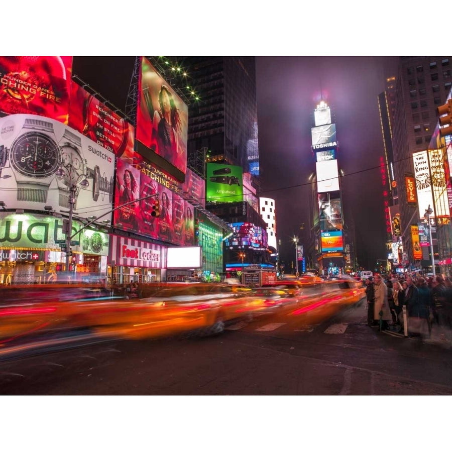 View of Broadway and Times Square at night - York Poster Print by Assaf Frank-VARPDXAF20131117936 Image 1