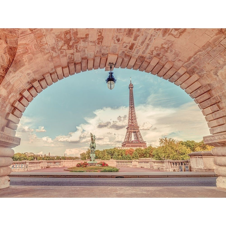 Eiffel Tower from Bir-Hakeim Bridge-Paris-France Poster Print by Assaf Frank-VARPDXAF20140920516XC02 Image 1