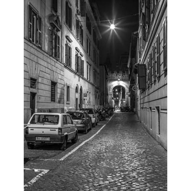 Vehicles parked on narrow city streets of Rome Italy Poster Print by Assaf Frank-VARPDXAF20141109132C01 Image 1